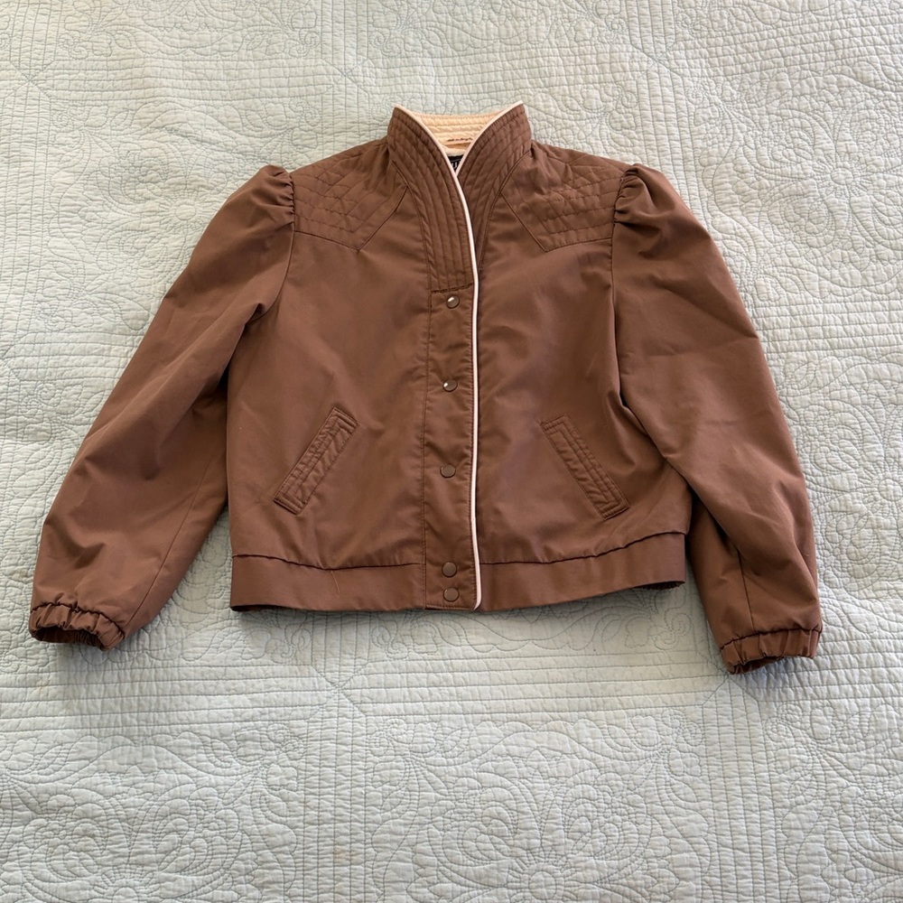 Uzzi Women's Bomber Jacket - Cream